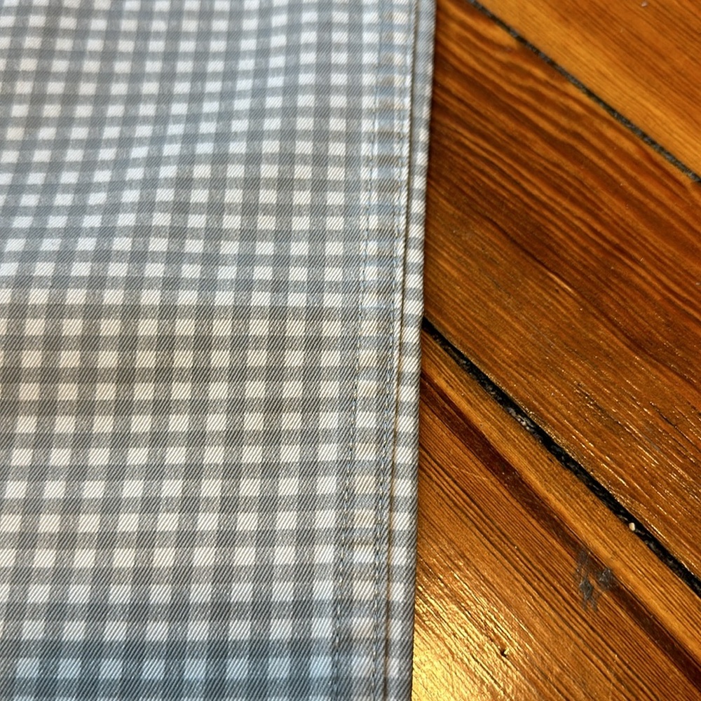 Gingham Gray and White Slim Cut - 32x34 - Picture 2 of 8